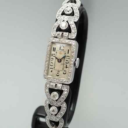  Unbekannt Unknown Art Deco Diamond Ladies watch Platinum um 1920 