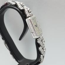 Thumbnail von Unbekannt Unknown Art Deco Diamond Ladies watch Platinum um 1920