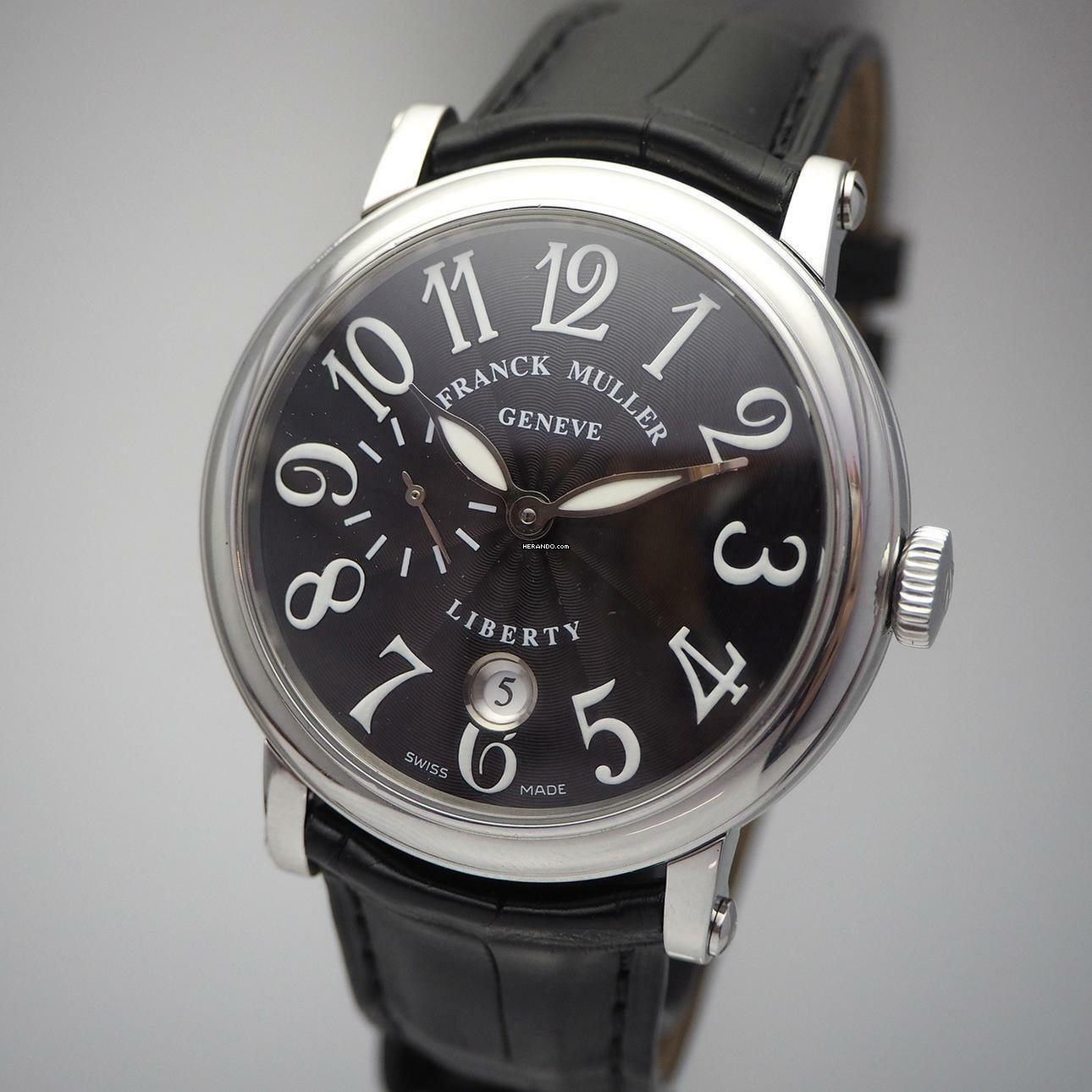  Franck Muller Liberty Ronde 74211 Automatik Box+Docs Serviced RARE 