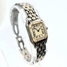 Thumbnail von Cartier Panthère Quartz 23mm 1 Row Gold 0.32TCW DIAMOND Watch </h1>