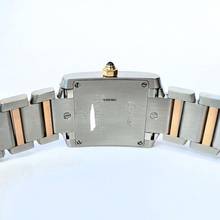 Thumbnail von Cartier Tank Française Quartz 20mm 2 Tone 0.80TCW DIAMOND Watch </h1>
