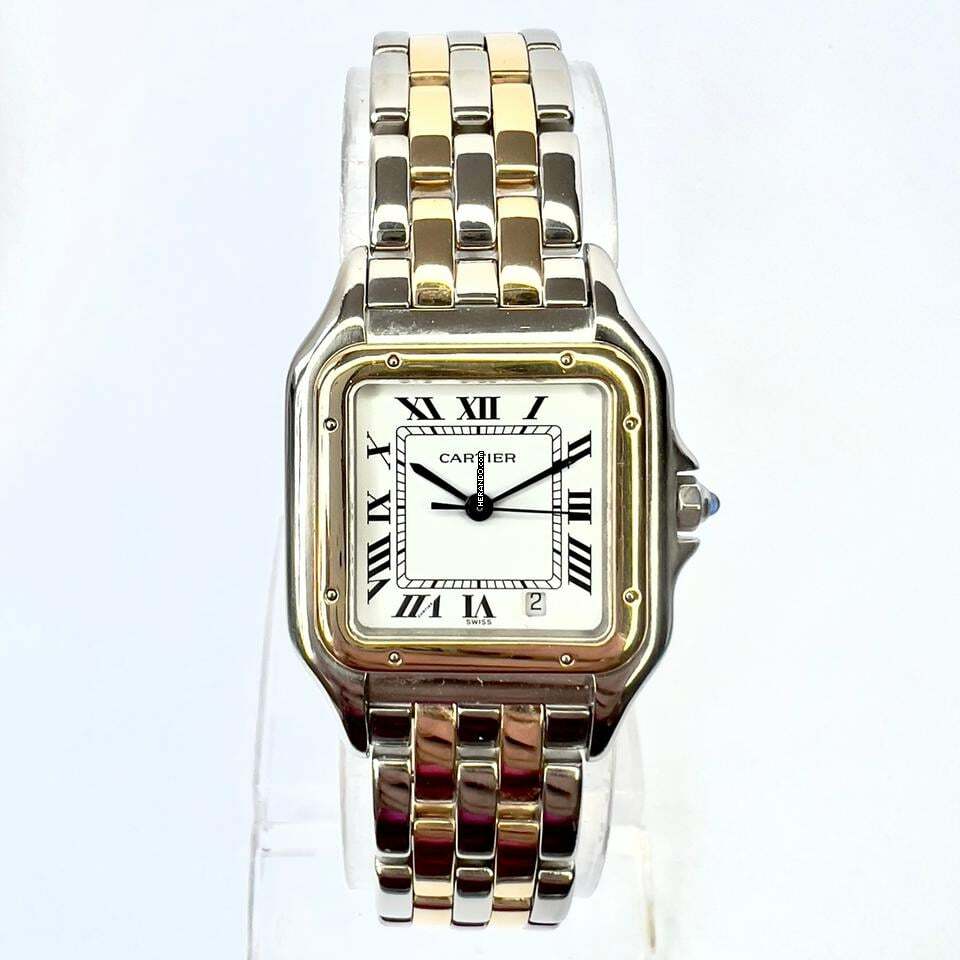 Cartier Panthère Quartz 27mm 2 Row Gold Watch </h1>