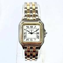 Thumbnail von Cartier Panthère Quartz 27mm 2 Row Gold Watch </h1>