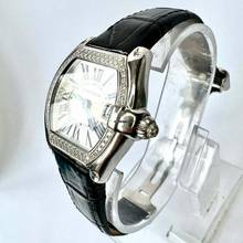 Thumbnail von Cartier Roadster Quartz 18K White Gold 31mm ~1TCW FACTORY DIAMOND Watch </h1>