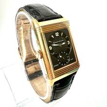 Thumbnail von Jaeger-LeCoultre Reverso Night-Day 18K Rose Gold Watch </h1>