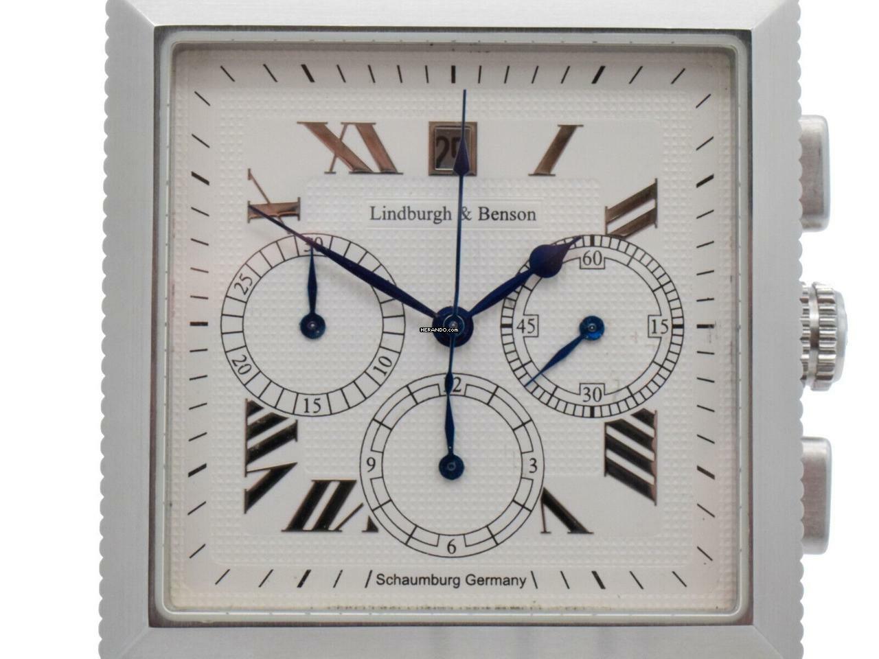  Schaumburg Squarematic Automatic Stahl Herrenuhr / L/b-45 / 40mm </h1> 