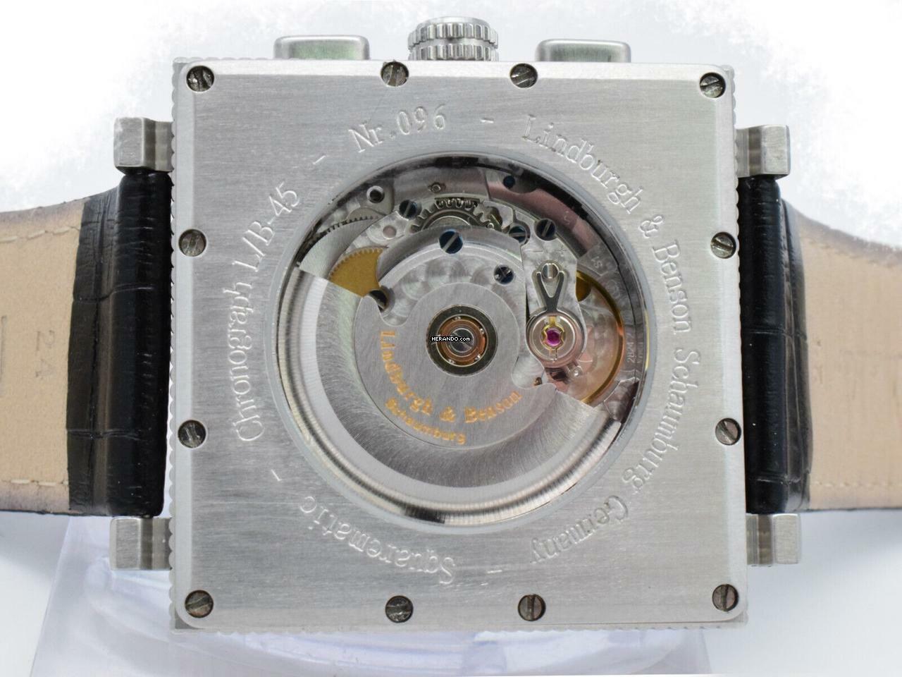 Thumbnail von Schaumburg Squarematic Automatic Stahl Herrenuhr / L/b-45 / 40mm </h1>