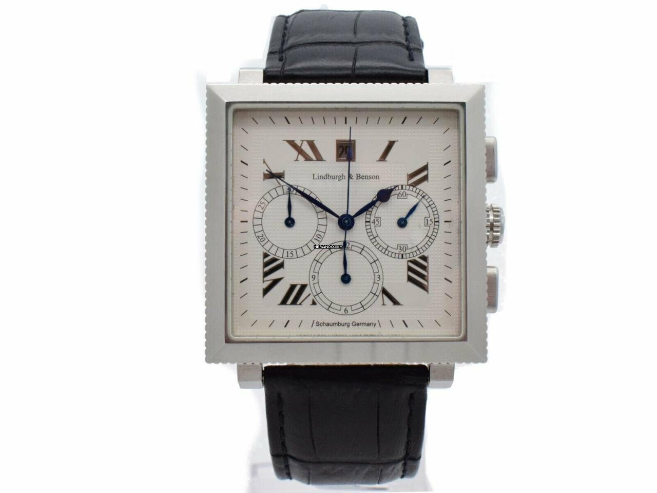 Thumbnail von Schaumburg Squarematic Automatic Stahl Herrenuhr / L/b-45 / 40mm </h1>