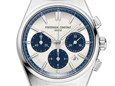  Frederique Constant Highlife Chronograph Stahl Automatik Armband Krokoleder Limitiert 41mm Ref.FC-391WN4NH6 Box&Pap. Full Set Neu  