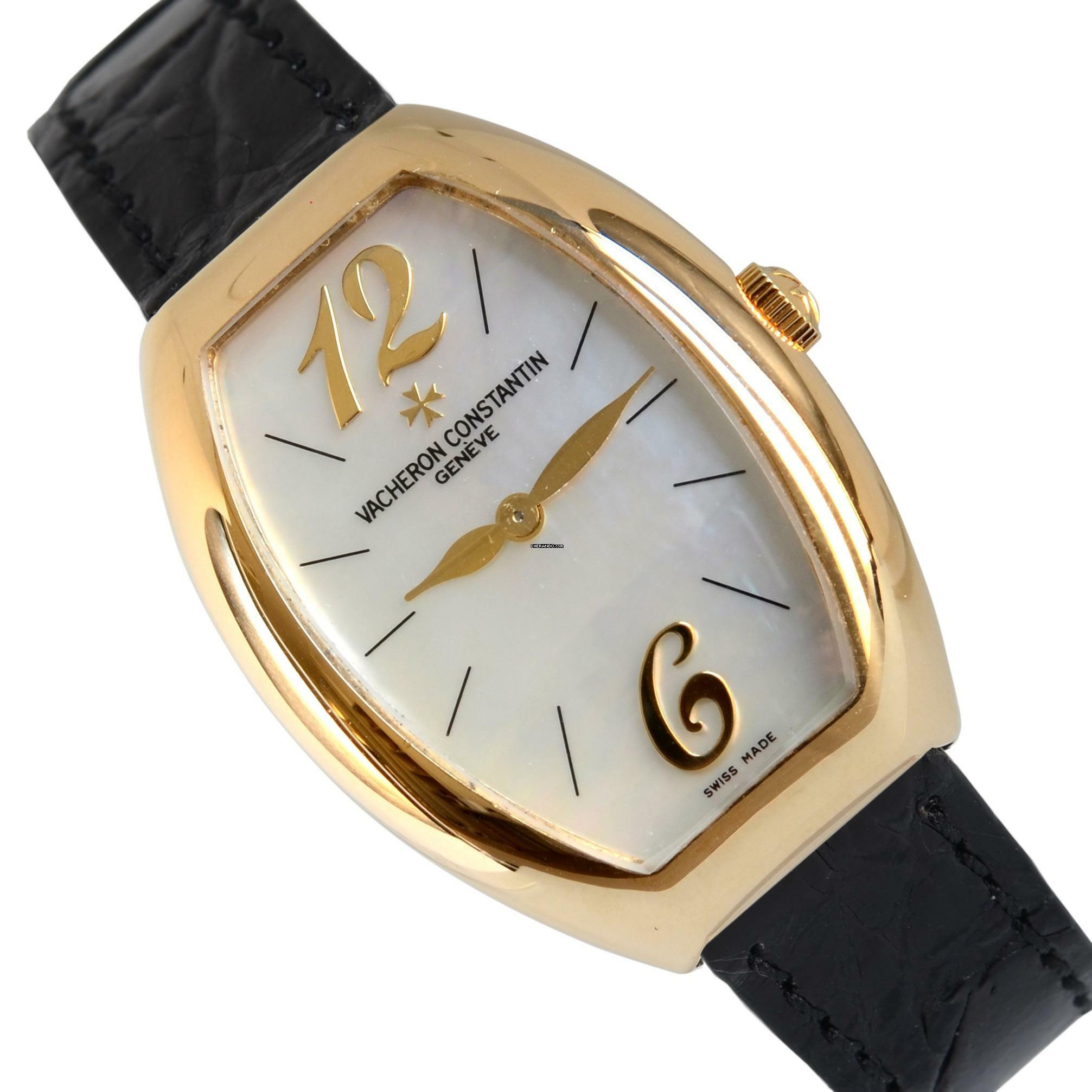  Vacheron Constantin Egerie Ladies Mother of Pearls dial quartz Full Set 2008’s </h1> 
