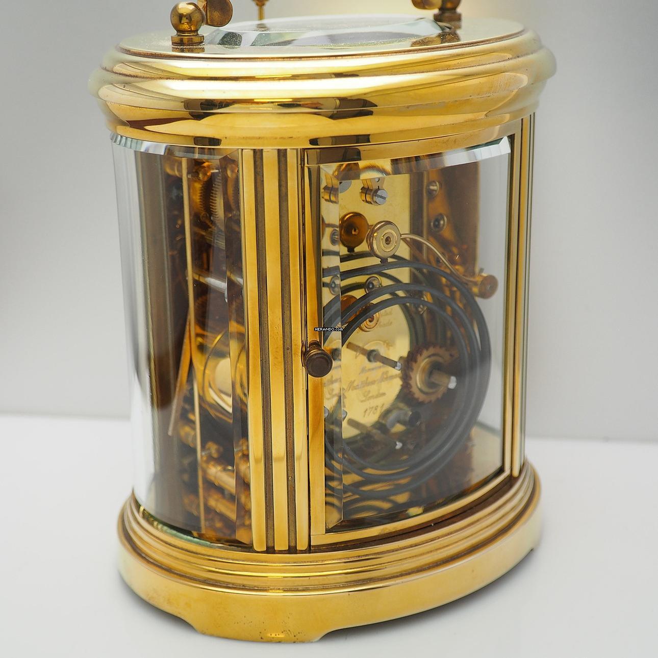 Thumbnail von Matthew Norman Carriage Clock Full Calendar Moonphase 8-Days