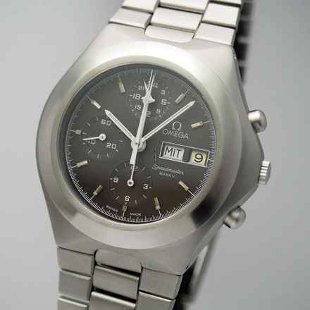  Omega Speedmaster Mark V Chronograph Vintage Ghost bezel Ref. 376.0806 Box+papers+Omega service 