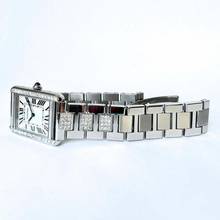 Thumbnail von Cartier Tank Solo Quartz 24mm Steel 1.53TCW DIAMOND Watch </h1>