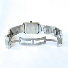 Thumbnail von Cartier Tank Solo Quartz 24mm Steel 1.53TCW DIAMOND Watch </h1>