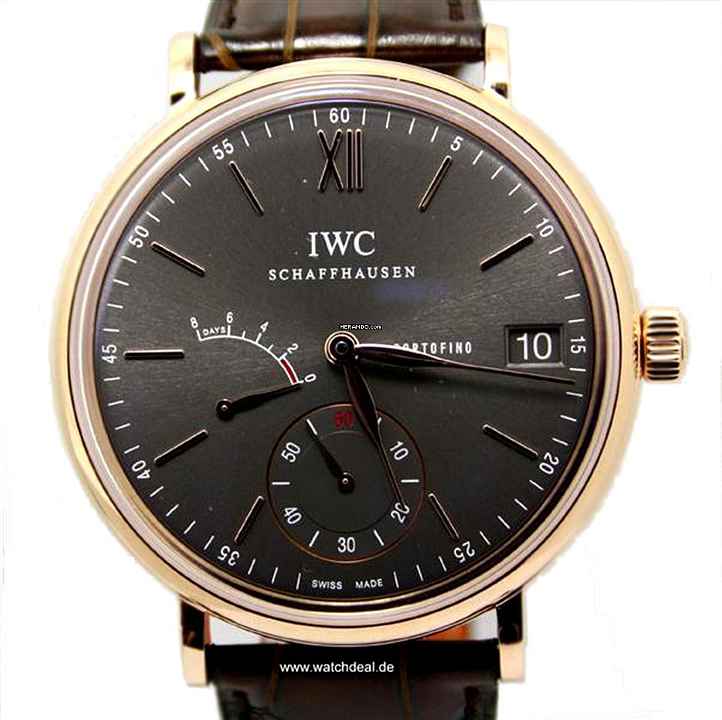  IWC Portofino Hand-Wound Eight Days deutsche Papiere inkl MWST