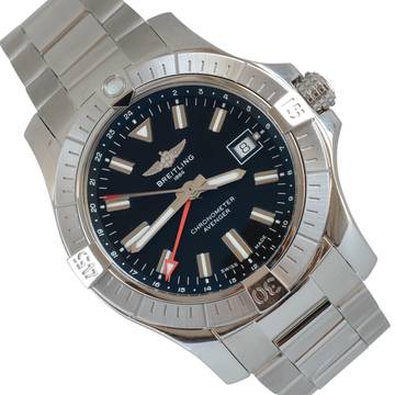  Breitling Avenger Automatic GMT 43 black dial Full Set Like NEW 2022’s </h1> 
