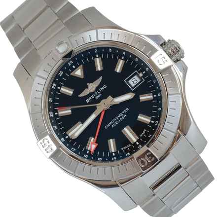  Breitling Avenger Automatic GMT 43 black dial Full Set Like NEW 2022’s </h1> 