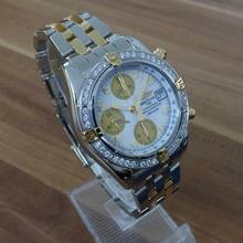 Thumbnail von Breitling Chrono Cockpit Stahl / 18k Gold MOP und Diamanten </h1>