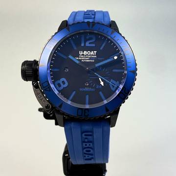  U-Boat SOMMERSO AL Stahl IBP Blue Ref. 9669 46 mm 30 ATM 50 Stück limitiert Nr. 09/50 