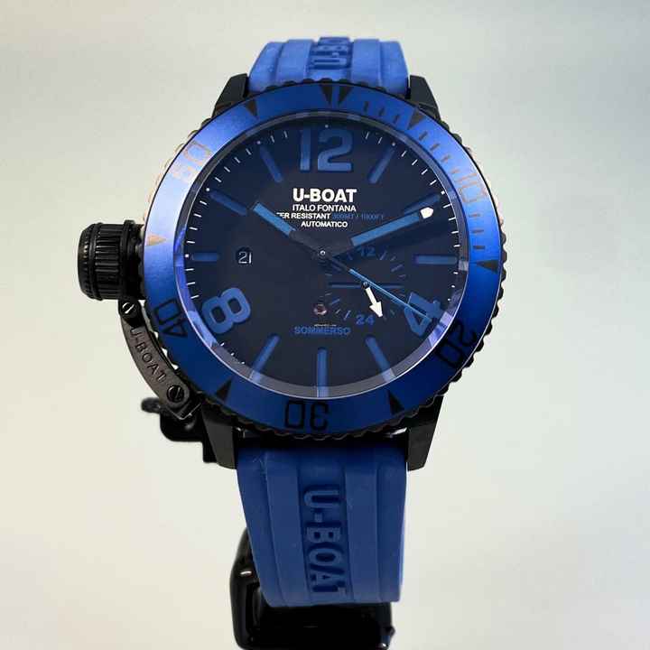  U-Boat SOMMERSO AL Stahl IBP Blue Ref. 9669 46 mm 30 ATM 50 Stück limitiert Nr. 09/50 