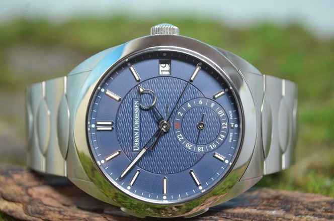  Urban Jürgensen ONE GMT Automatik Herrenuhr Blue Dial UNGETRAGEN Ref. 5541 826232 </h1> 