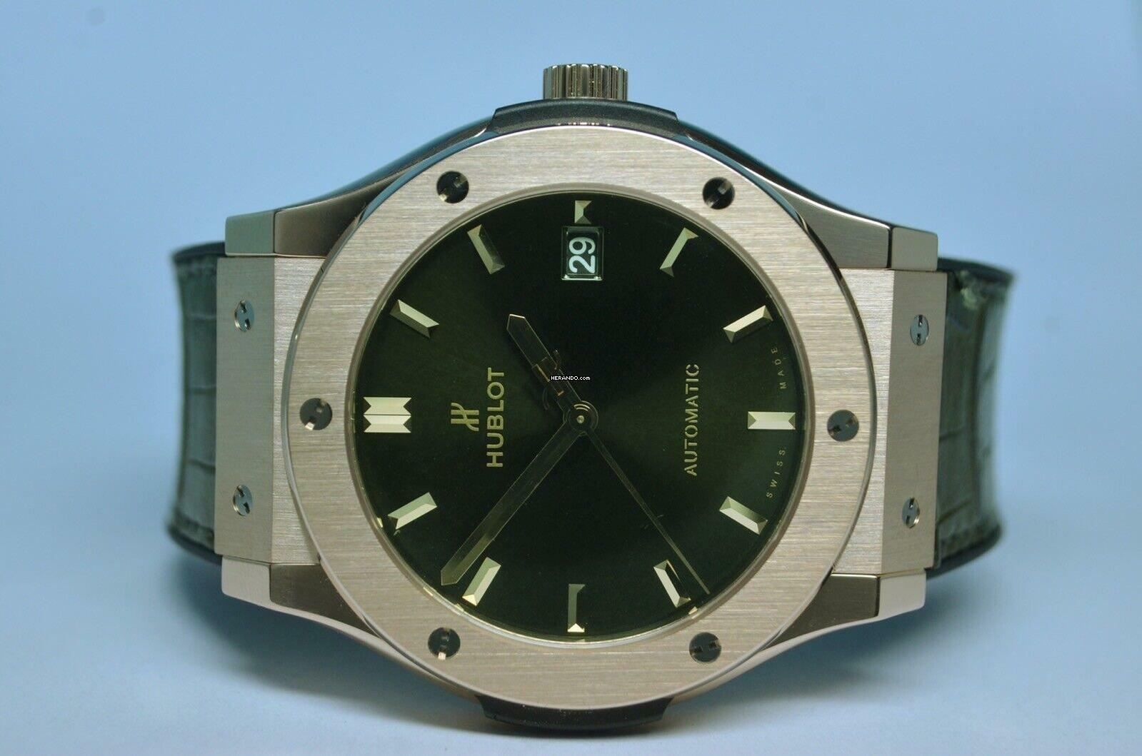 Thumbnail von Hublot Classic Fusion Green King 18kt. Rosègold Ref. 511.OX.8980.LR </h1>