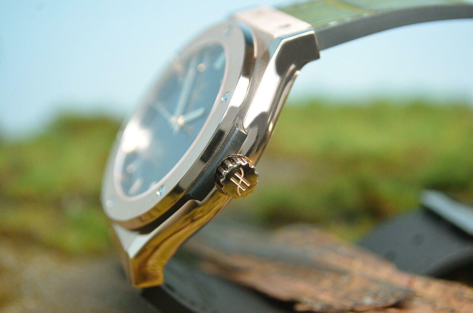 Thumbnail von Hublot Classic Fusion Green King 18kt. Rosègold Ref. 511.OX.8980.LR </h1>