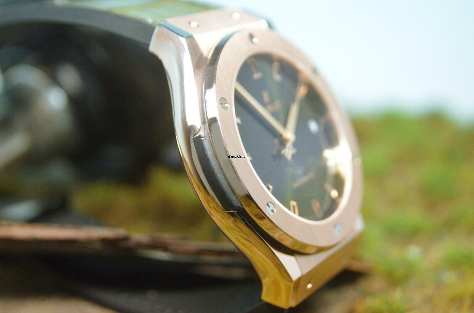 Thumbnail von Hublot Classic Fusion Green King 18kt. Rosègold Ref. 511.OX.8980.LR </h1>