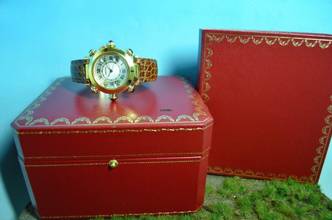 Thumbnail von Cartier Pasha Golf Automatic NOS NEW OLD STOCK UNGETRAGEN B&P Ref. 0955 1 </h1>