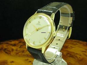 Thumbnail von Omega 18kt 750 Gold Hammerautomatic Herrenuhr / Ref 2737sc / Kaliber 354 </h1>