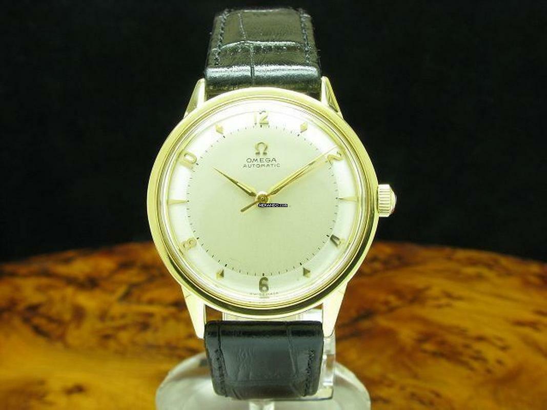 Omega 18kt 750 Gold Hammerautomatic Herrenuhr / Ref 2737sc / Kaliber 354 </h1>