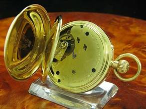 Thumbnail von J.ullmann & Co. 18kt Gold Savonette Sprungdeckel Taschenuhr / London & Hong-kong </h1>