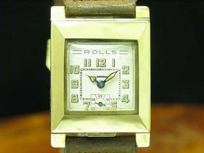 Thumbnail von Blancpain Rolls Ato 18kt 750 Gold Automatic Herrenuhr / 1930er Jahre Vintage Uhr </h1>