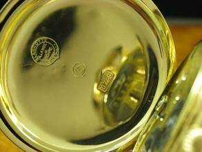Thumbnail von A. Lange & Söhne 18kt 750 Gold Savonette Taschenuhr Qualität 1a / Kaliber 43 </h1>