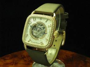 Thumbnail von Alexander Shorokhoff Pushkin Unique 18kt 750 Gold Handaufzug Damenuhr </h1>