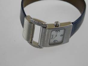 Thumbnail von Piaget Protocole Miss Protocole 18 Kt Weißgold Damenuhr mit original Brillantbesatz wie Neu </h1>