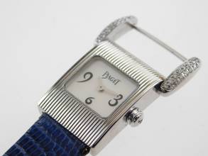 Thumbnail von Piaget Protocole Miss Protocole 18 Kt Weißgold Damenuhr mit original Brillantbesatz wie Neu </h1>