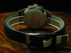 Thumbnail von Walux Geneve Gold Mantel / Edelstahl Handaufzug Chronograph Herrenuhr </h1>