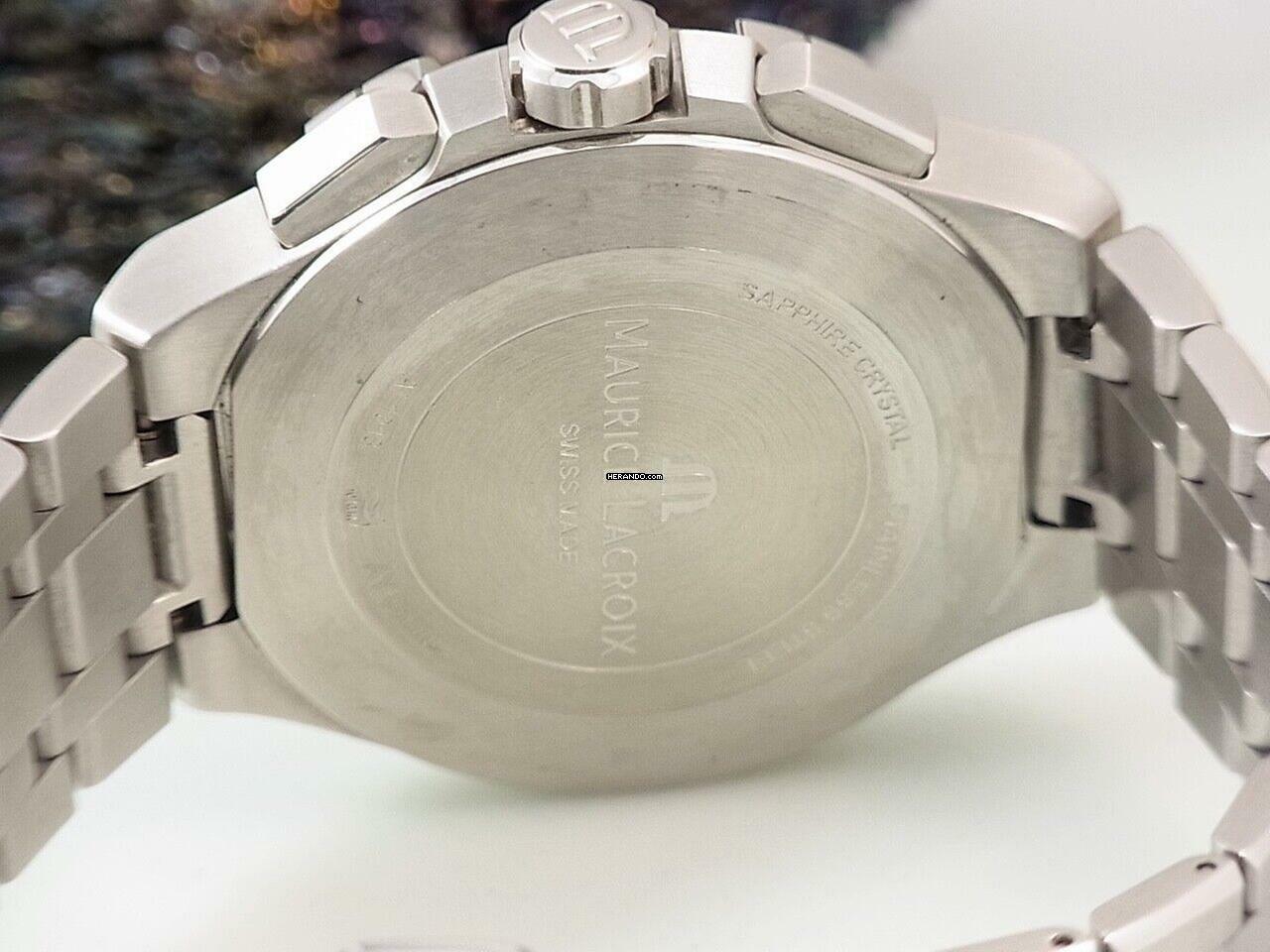 Thumbnail von Maurice Lacroix AIKON Chronograph Edelstahl Ø 44 Mm Herrenuhr Ai1018-ss002-131-1 </h1>