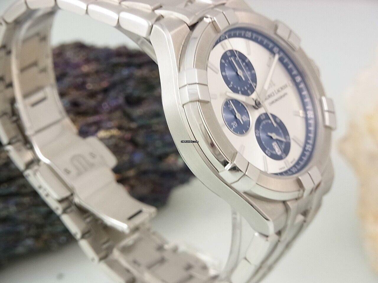 Thumbnail von Maurice Lacroix AIKON Chronograph Edelstahl Ø 44 Mm Herrenuhr Ai1018-ss002-131-1 </h1>