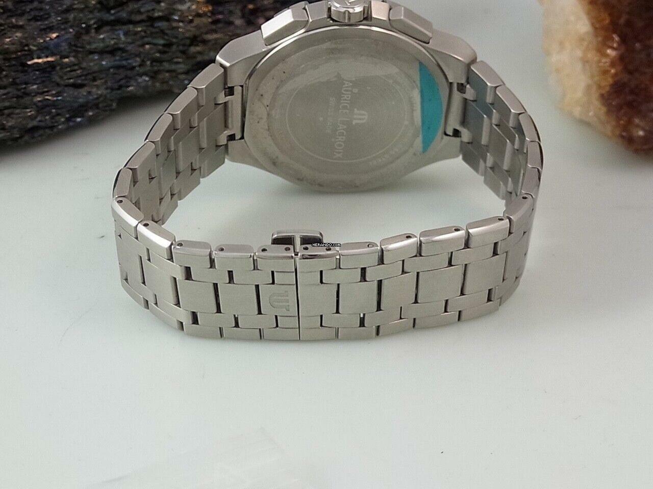 Thumbnail von Maurice Lacroix AIKON Chronograph Edelstahl Ø 44 Mm Herrenuhr Ai1018-ss002-131-1 </h1>