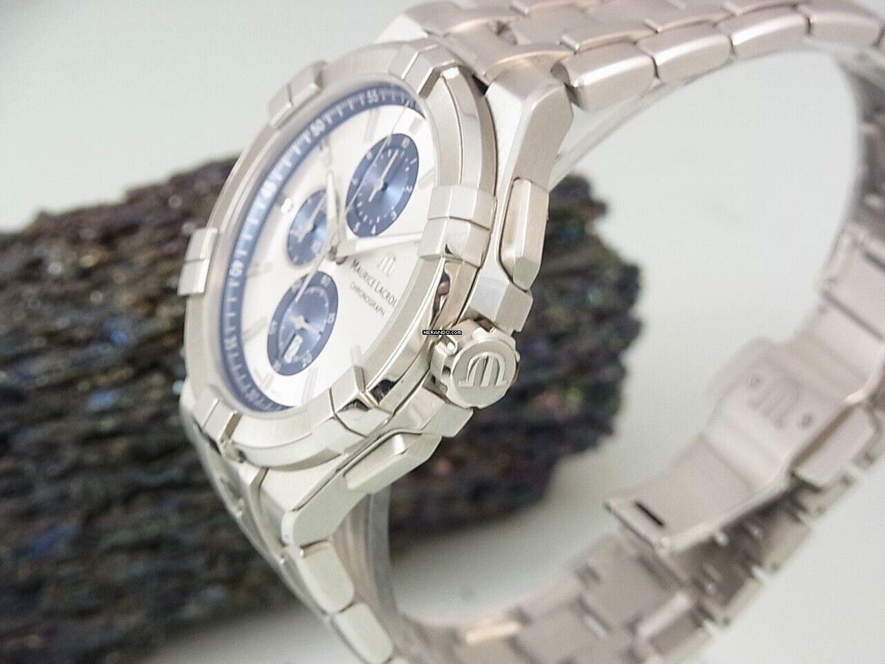 Thumbnail von Maurice Lacroix AIKON Chronograph Edelstahl Ø 44 Mm Herrenuhr Ai1018-ss002-131-1 </h1>