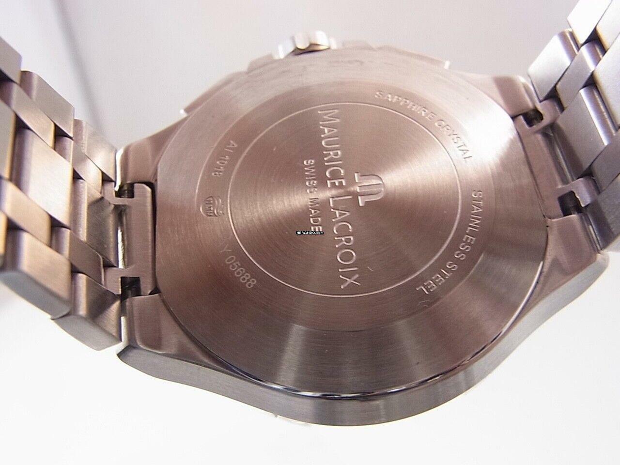 Thumbnail von Maurice Lacroix AIKON Chronograph Edelstahl Ø 44 Mm Herrenuhr Ai1018-ss002-131-1 </h1>