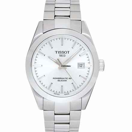  Tissot Gentleman T127.407.11.031.00 - Gentleman Powermatic 80 Silicium White Dial Watch 40mm </h1> 