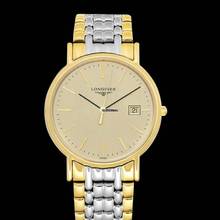 Thumbnail von Longines Présence L47902327 - La Grande Classique Quartz Champagne Dial Stainless Steel Men's Watch </h1>