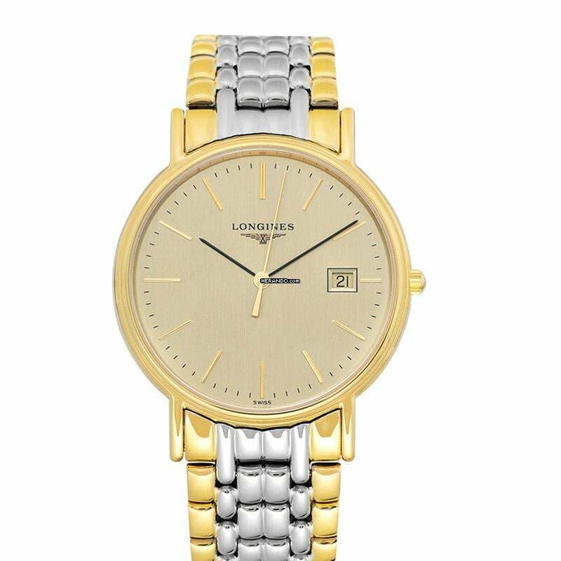 Longines Présence L47902327 - La Grande Classique Quartz Champagne Dial Stainless Steel Men's Watch </h1>