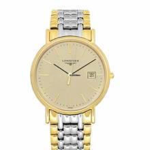 Thumbnail von Longines Présence L47902327 - La Grande Classique Quartz Champagne Dial Stainless Steel Men's Watch </h1>