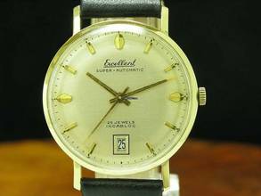 Thumbnail von Excellent 14kt 585 Gold Automatic Herrenuhr Mit Datum / Kaliber As 1716-17 </h1>