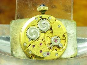 Thumbnail von Baume & Mercier 18kt 750 Gold Handaufzug Damenuhr / Kaliber Bm775 / Ref 38298 </h1>