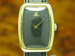 Thumbnail von Baume & Mercier 18kt 750 Gold Handaufzug Damenuhr / Kaliber Bm775 / Ref 38298 </h1>